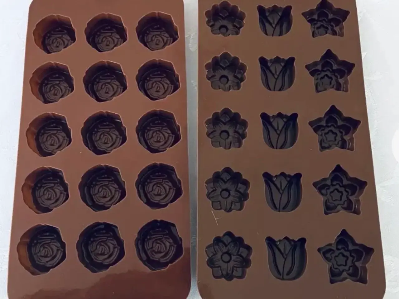 Billede 2 - 2 x chokoladeforme / dessert