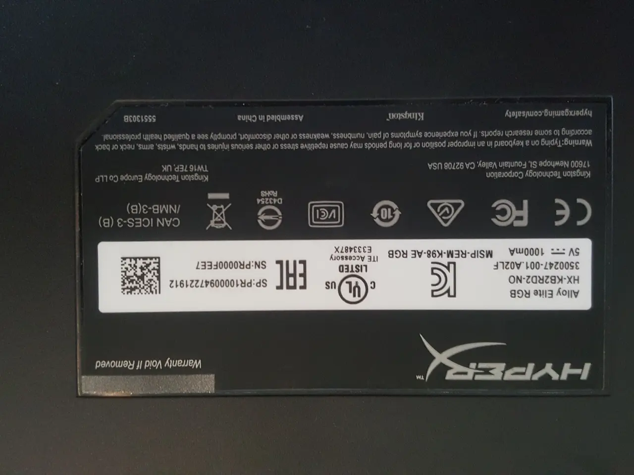 Billede 4 - kingston hyperX alliy elite rgb