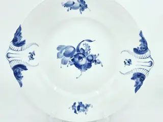 Blå Blomst Flettet Rundt Fad nr. 10-8162. sortering 2