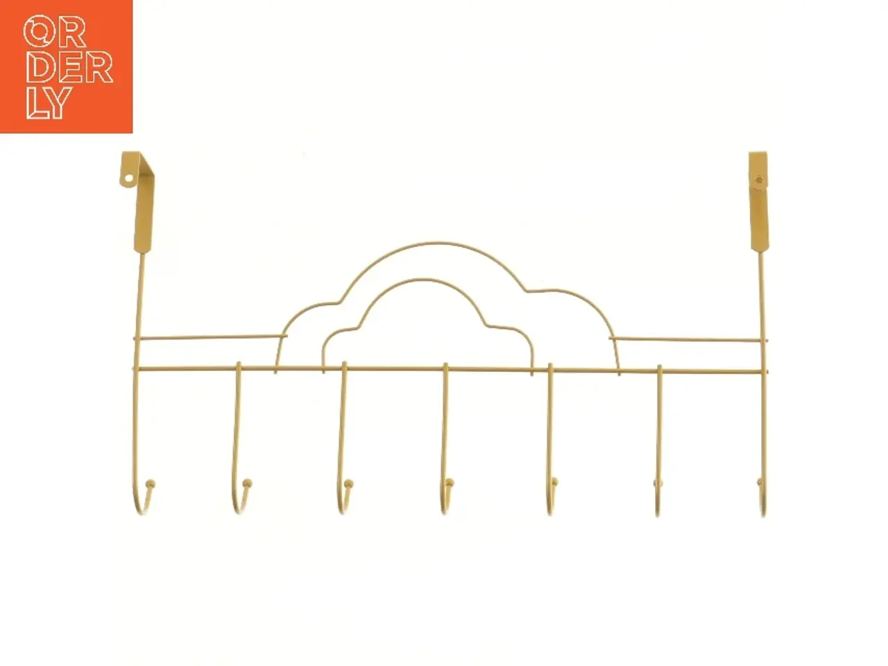 Billede 2 - Metal ophæng med kroge (str. 41,5x24 cm)