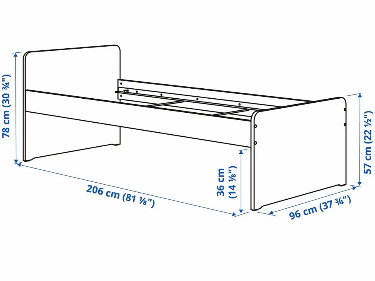Billede 6 - Ikea seng med skummadras