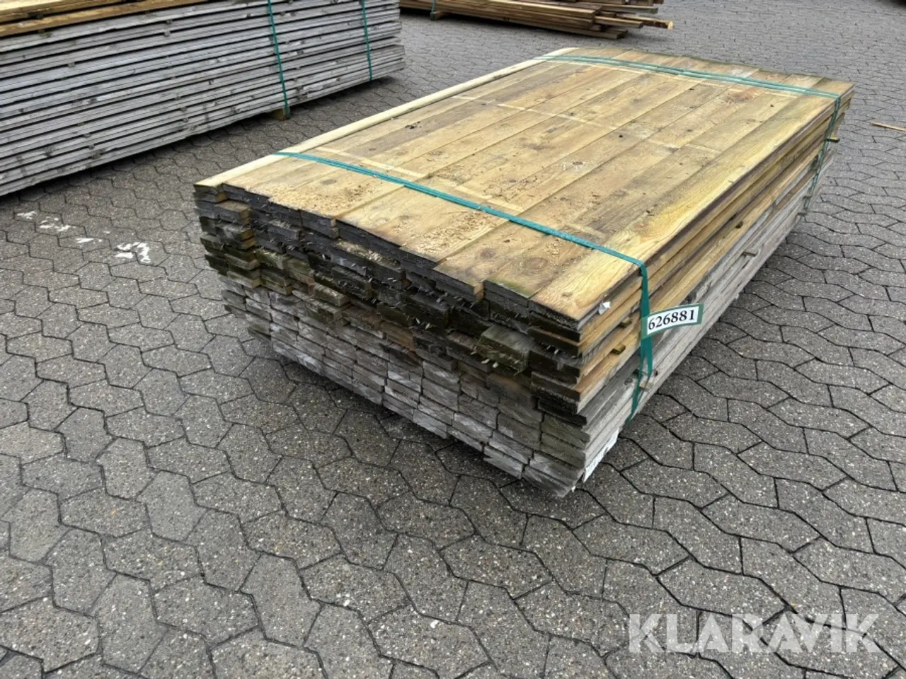 Billede 2 - Hegnsbrædder 195 styk 19x100mm