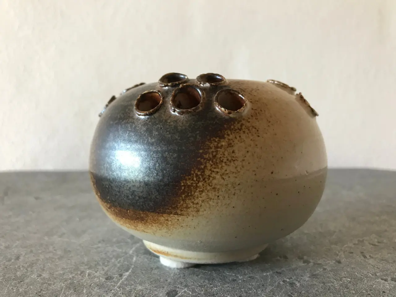Billede 3 - Lille retro kuglevase / hulvase