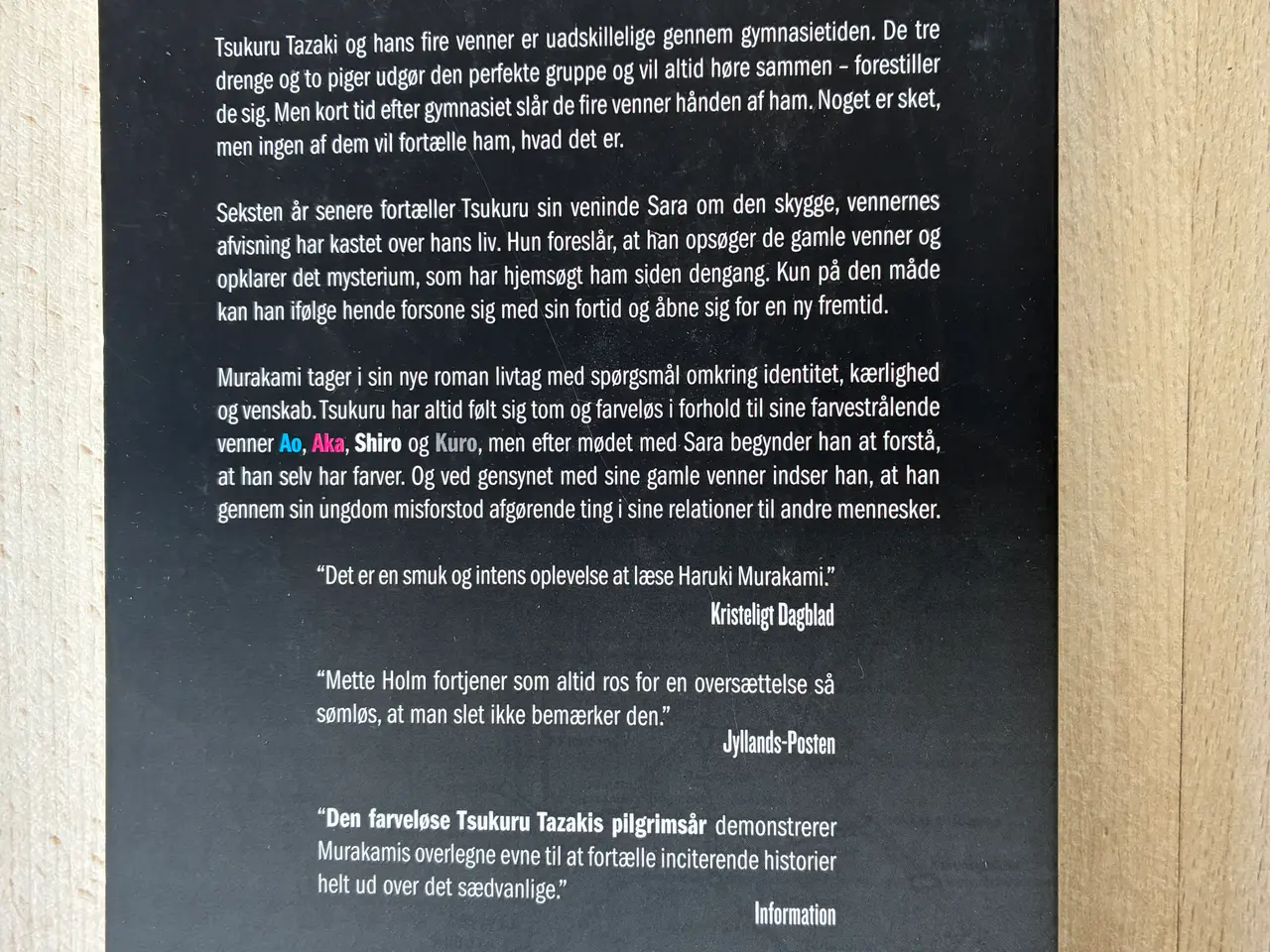 Billede 2 - Den farveløse Tsukuru Tazakis pilgrimsår, Haruki M