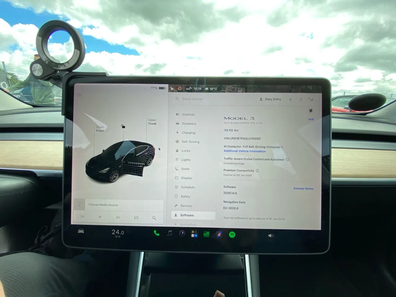 Billede 5 - Tesla Model 3 EL Standard Range Plus 325HK Aut.