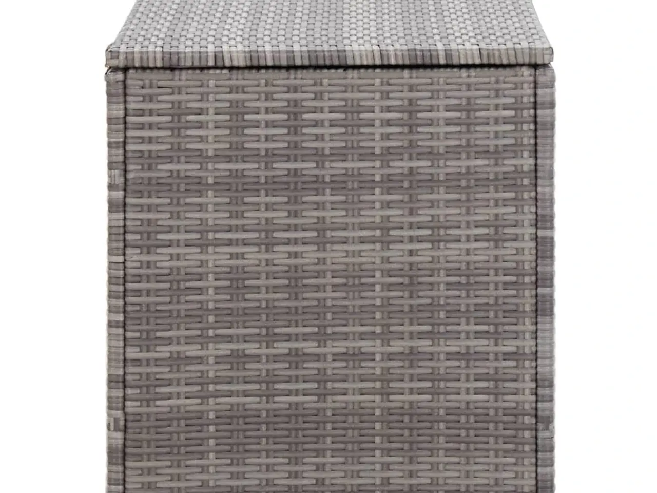 Billede 4 - Opbevaringskasse til haven i polyrattan - 150 × 50 × 60 cm, grå