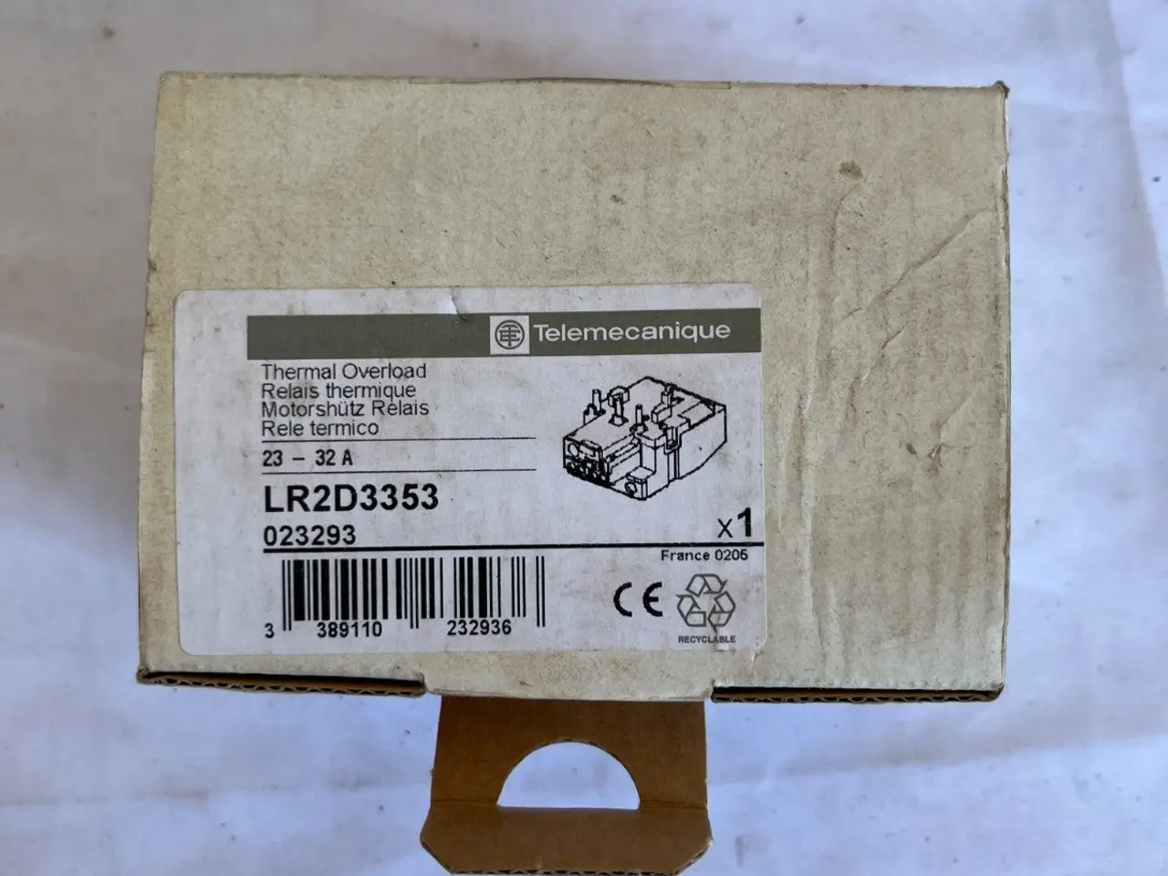 Billede 3 - Telemecanique LR2D3353 Thermal Overload relæ Class