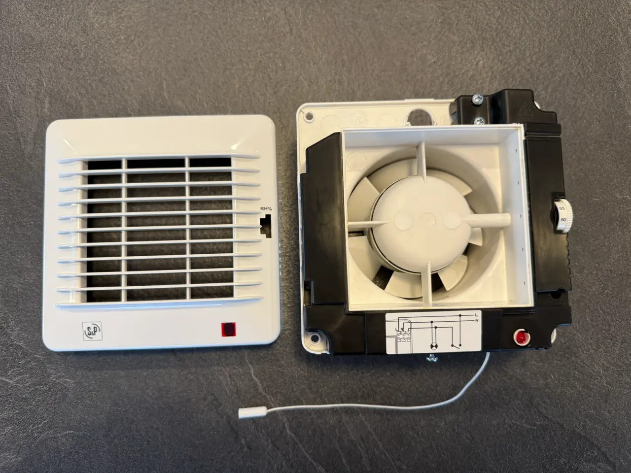 Billede 2 - Ny ventilator, S&P, EDM-100 HZ, Fugtstyret