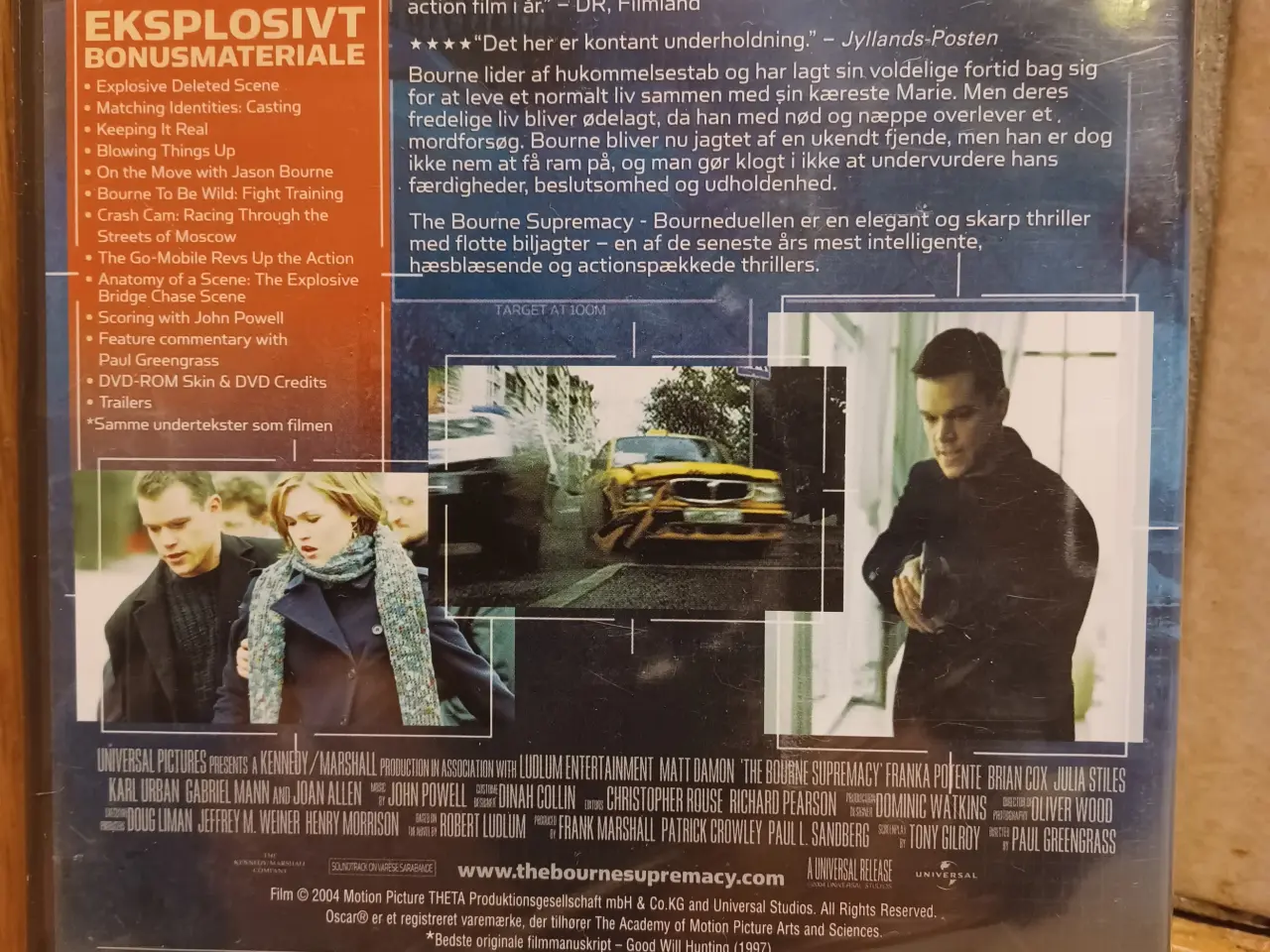 Billede 2 - The Bourne Supremacy DVD actionthriller