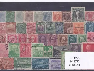 Cuba Samling - 44 stk Stemplet