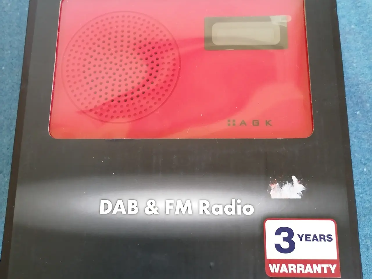 Billede 1 - Flot Rød AGK DAB og FM Radio