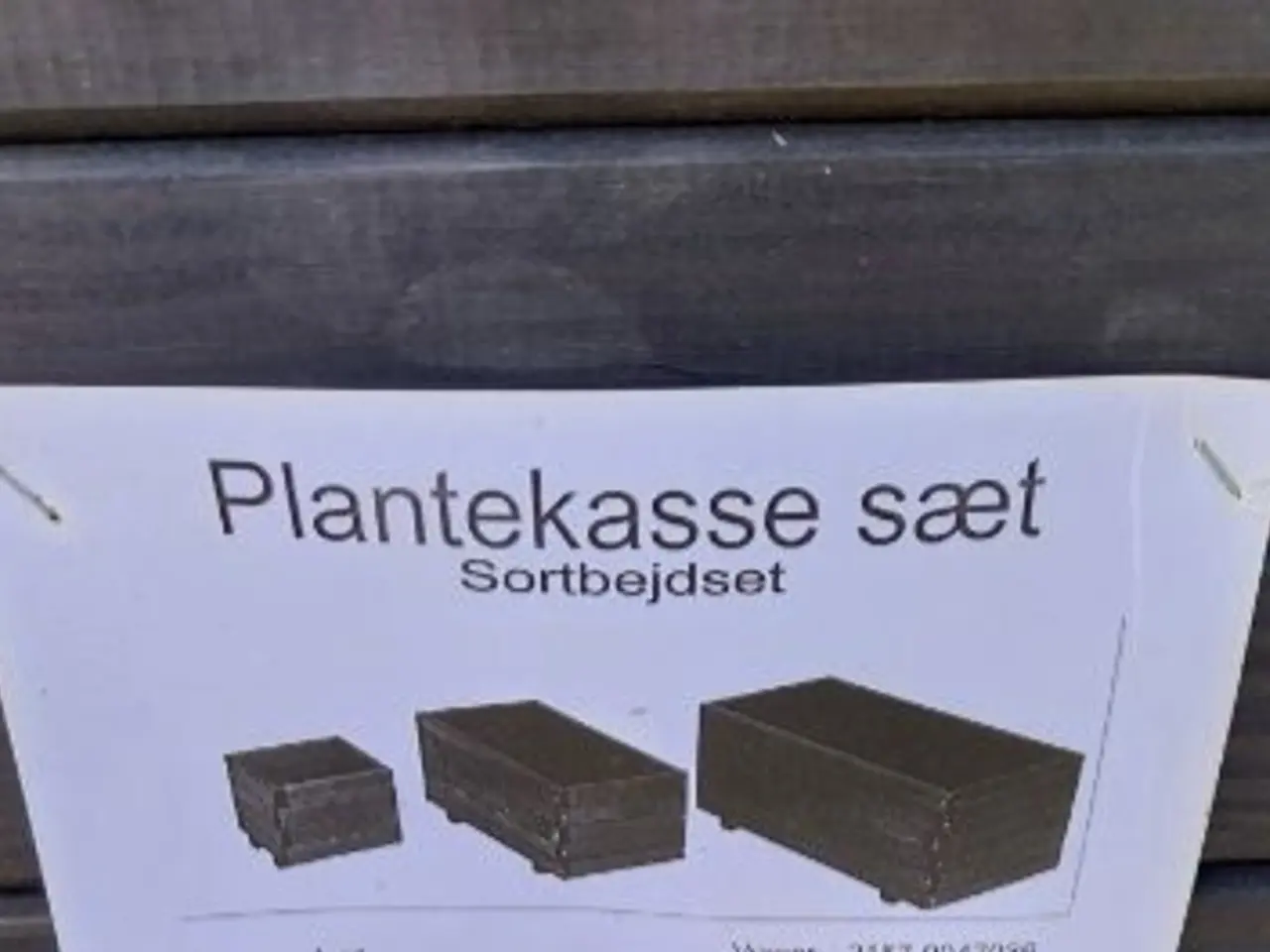 Billede 3 - Plantekasser sæt af 3
