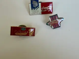 Tre forskellige pins