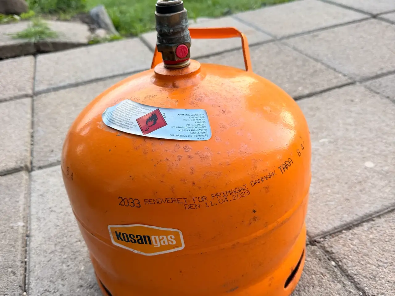 Billede 1 - 5kg gas flaske brugt