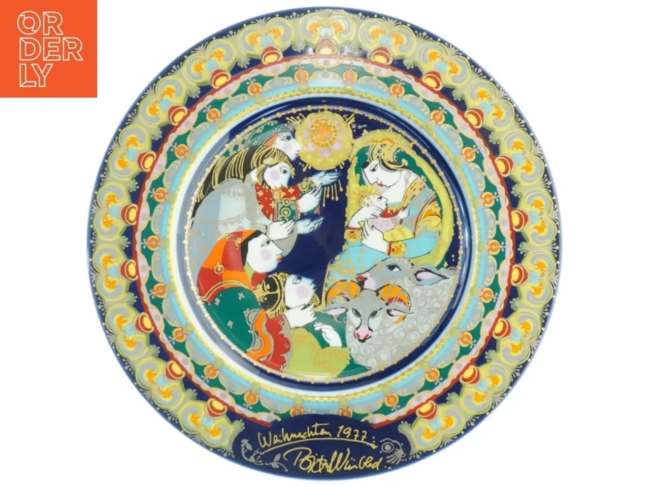Billede 1 - Rosenthal Juleplatte 1977 fra Rosenthal (str. 29 cm)