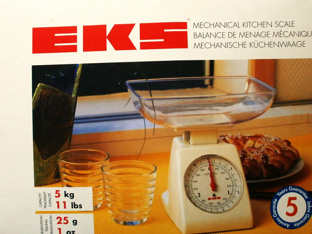 Billede 2 - NY Køkkenvægt, - 25 g - 5000 g