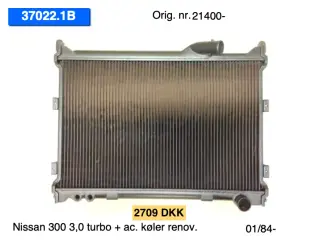 Nissan 300 ZX 3,0 turbo (84-88) køler
