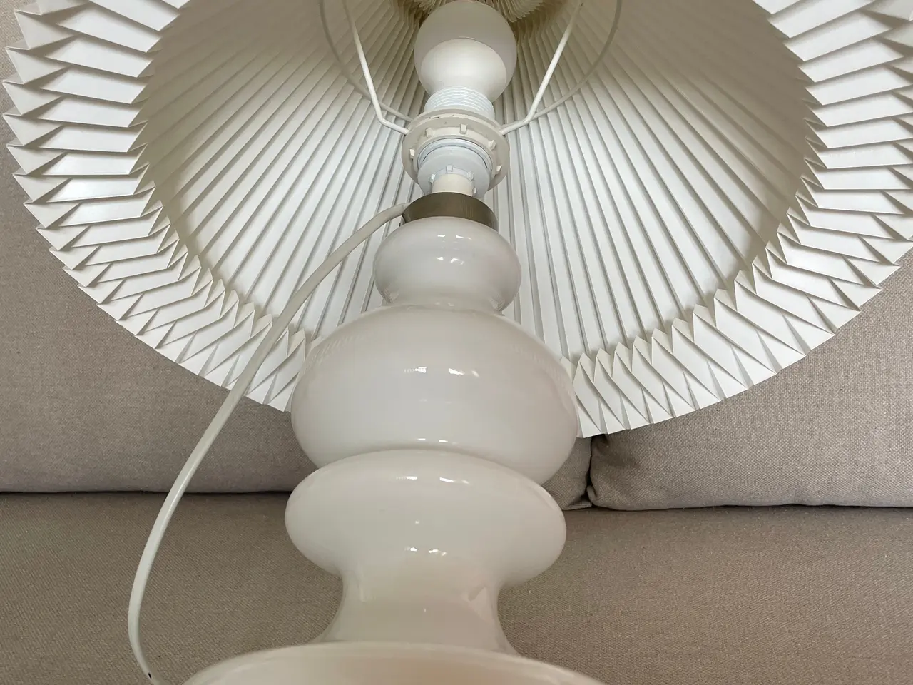 Billede 5 - Holmegaard bordlampe Laura-Opal