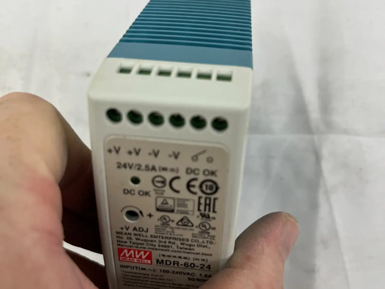 Billede 9 - Mean Well MDR-60-24 DIN Rail strømforsyning 24V