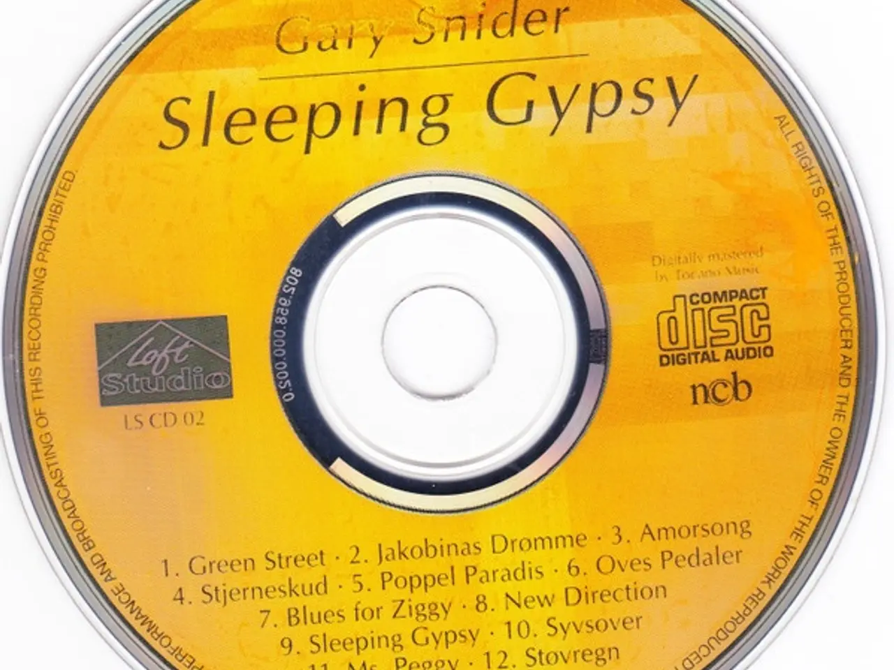 Billede 3 - Gary Snider – Sleeping Gypsy – CD
