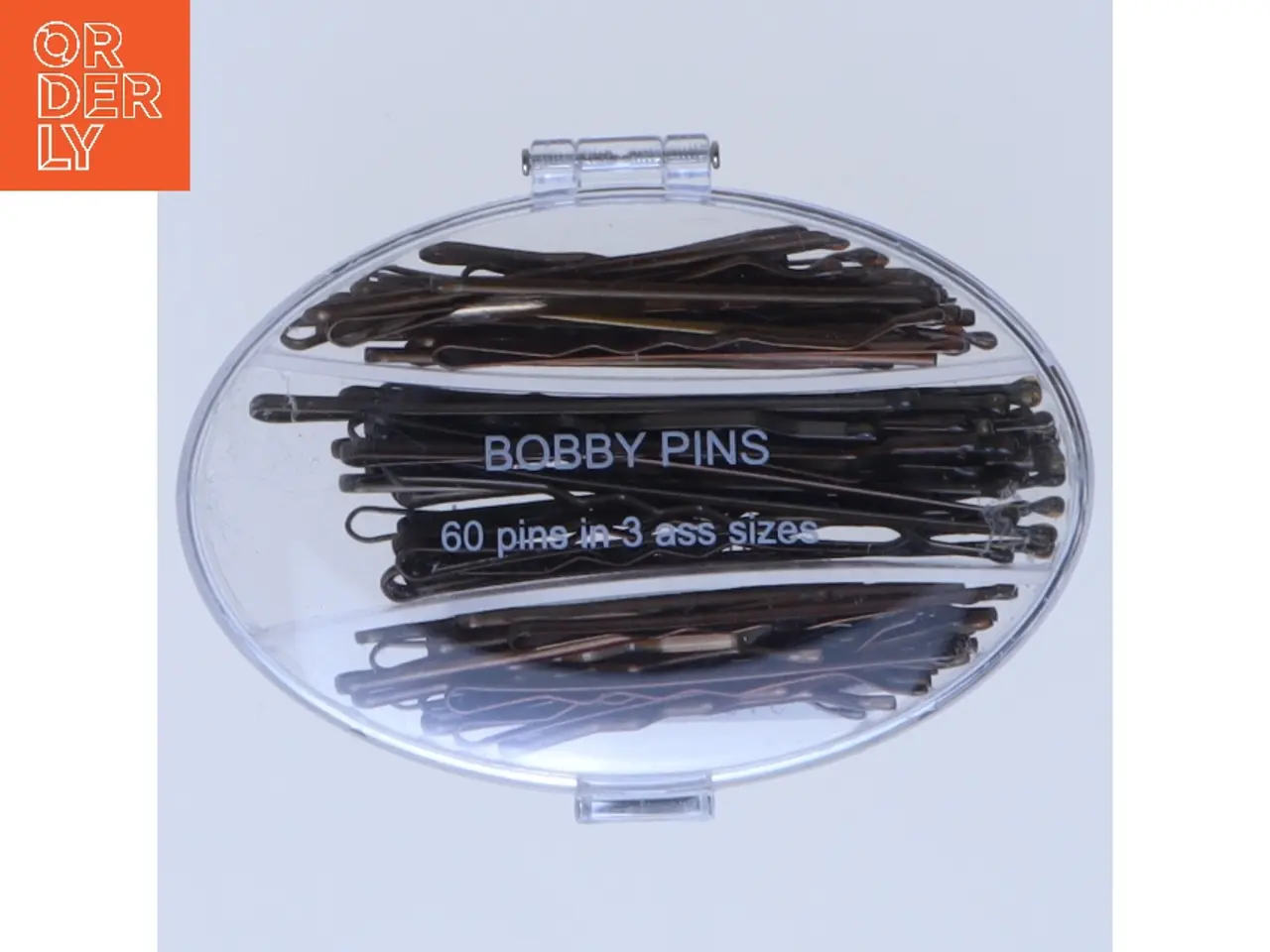 Billede 1 - Hårklemmer i beholder fra Bobbi Pins (str. 6 cm og 4,5 cm)