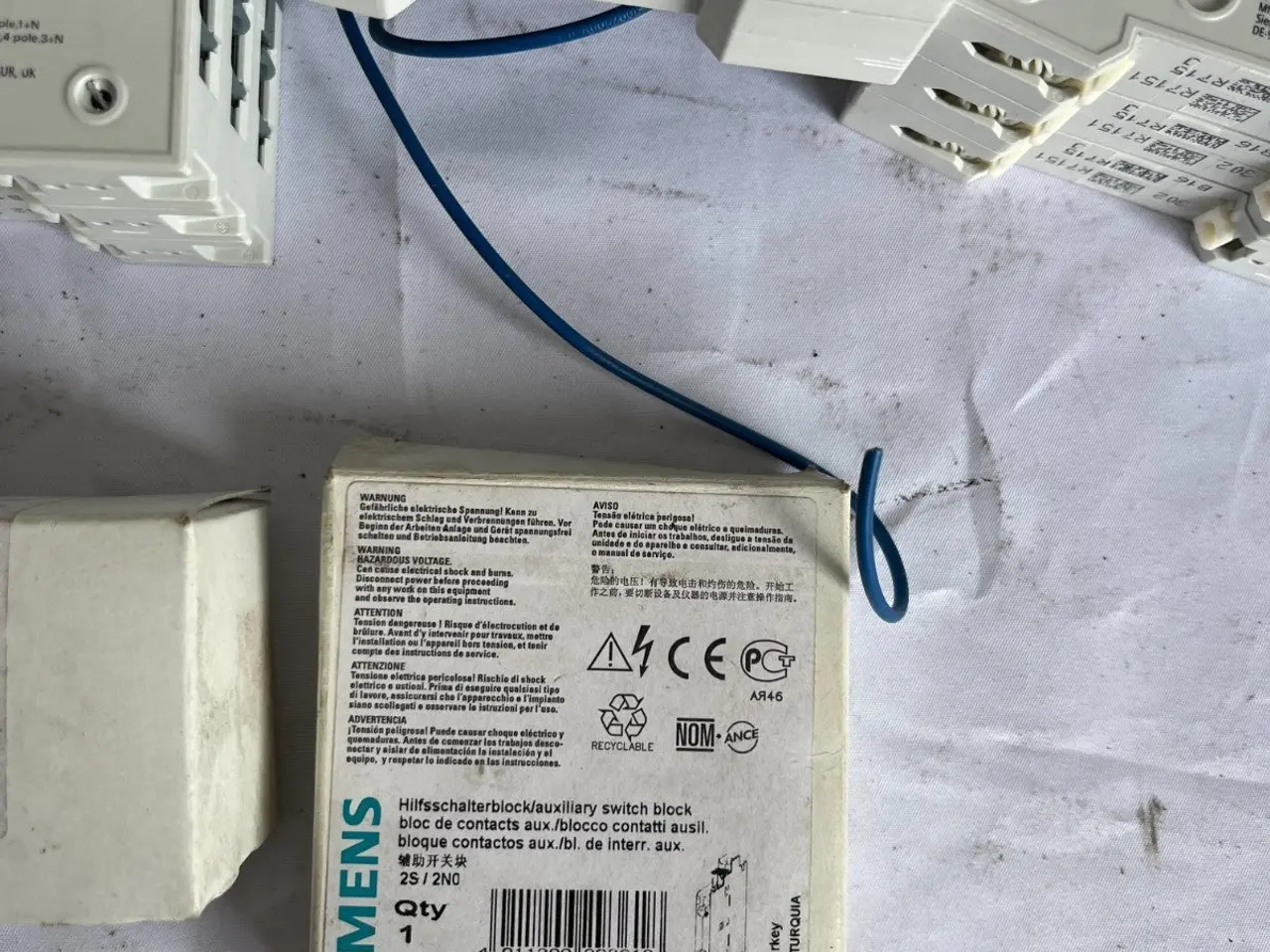 Billede 14 - Siemens Sirius Contactors, Mcbs And Auxiliary /