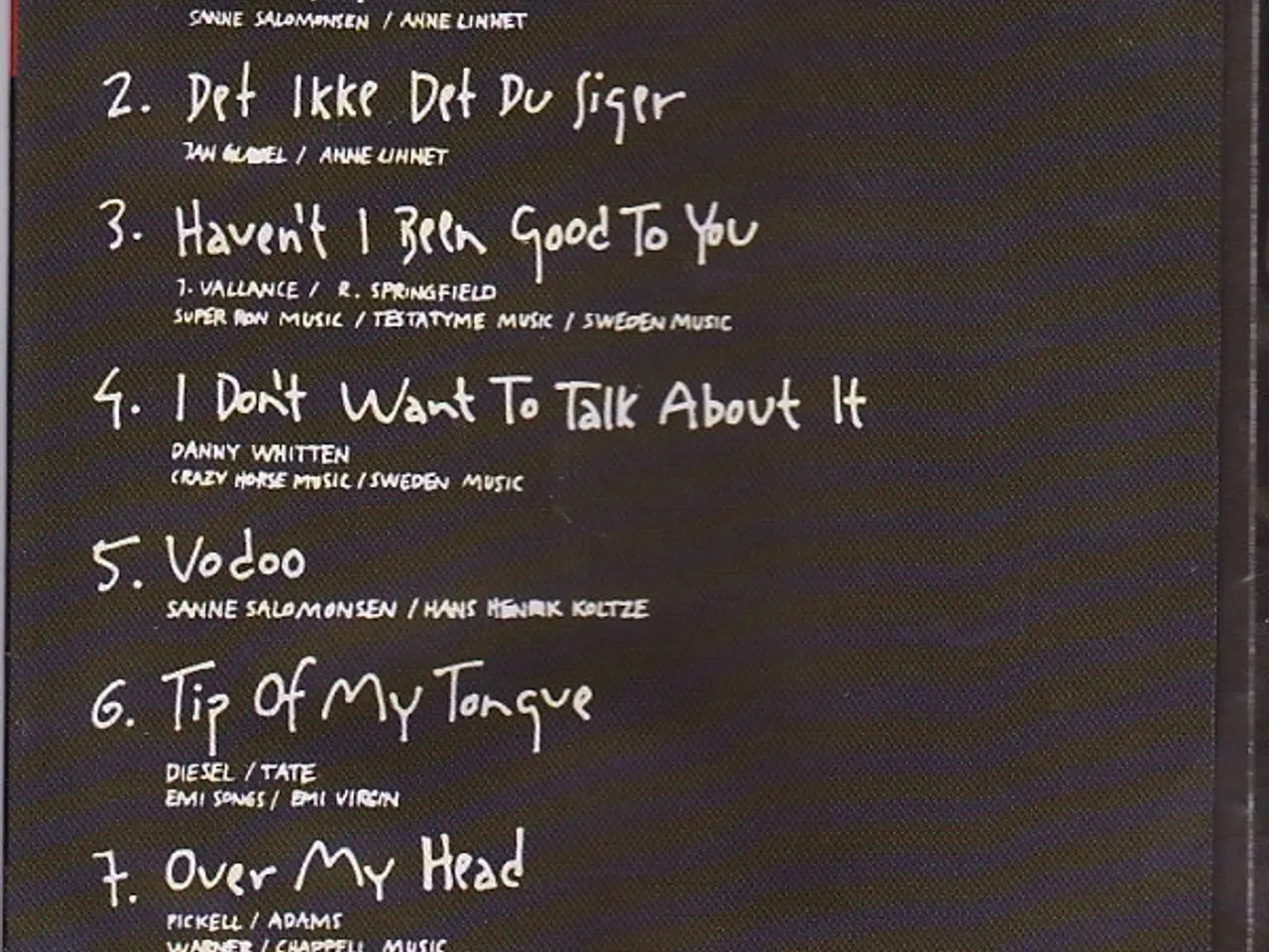 Billede 10 - Sanne* – Unplugged – CD