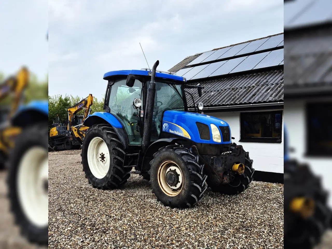 Billede 2 - New Holland TS110A / kun 3.500 driftstimer / frontlift og PTO / Electro command