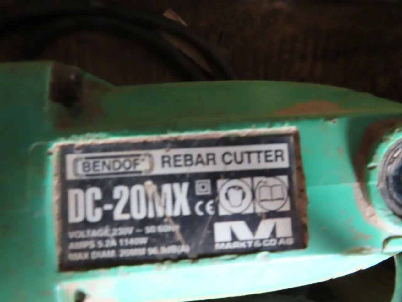 Billede 4 - Armeringsklipper BENDOF DC-20MX