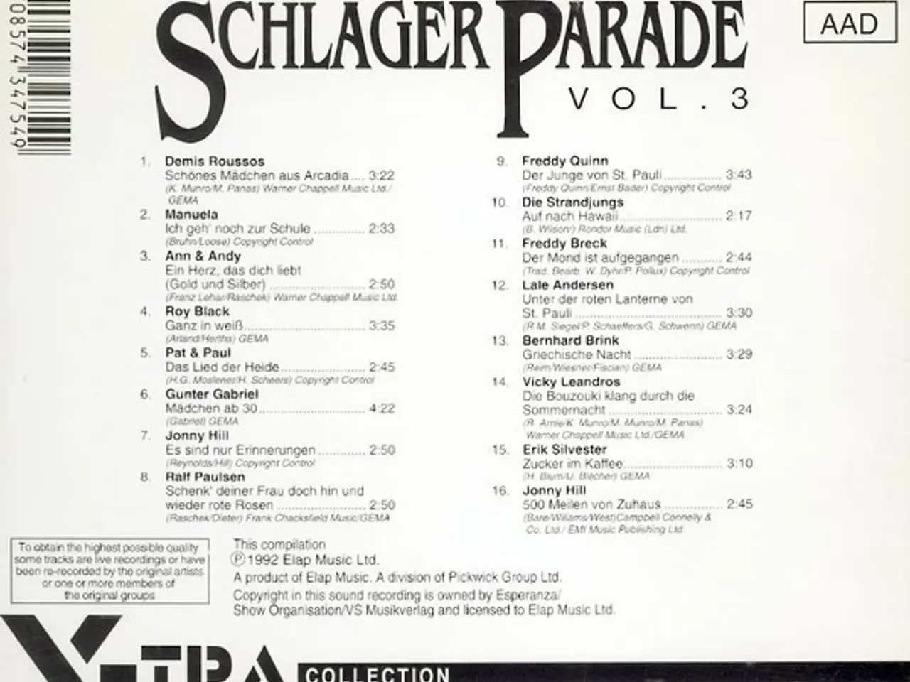 Billede 2 - Diverse kunstnere – Deutsche Schlager… – CD