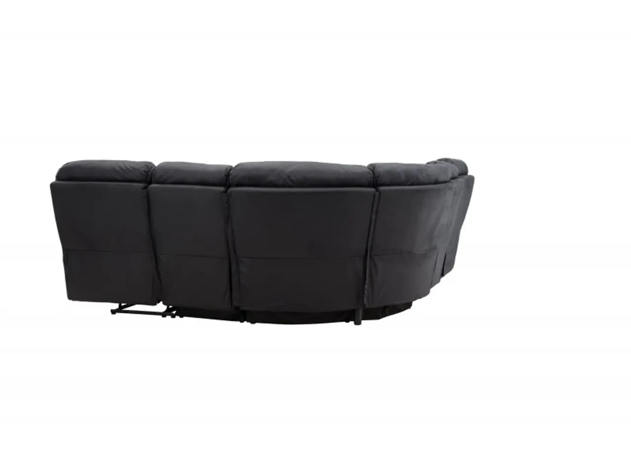 Billede 11 - Christopher Recliner Sofa - Sort Ruskindsblød mikrofiber