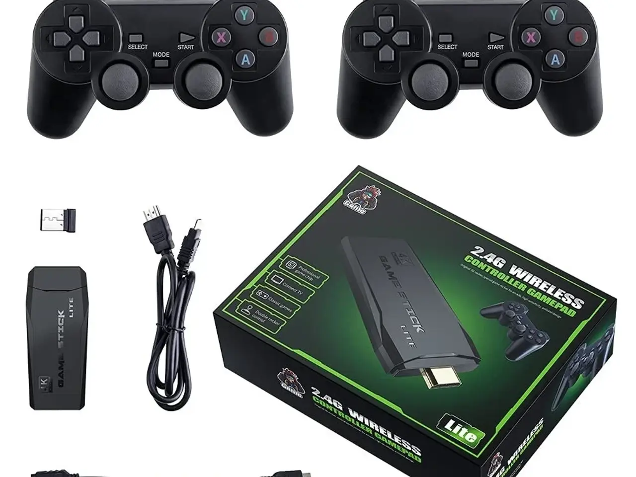 Billede 1 - Retro Game wireless console M8 64g over 20000 games 4K - SORT