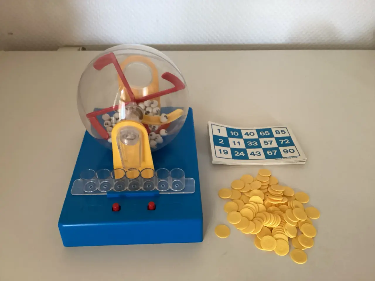 Billede 1 - Bingospil med tromle og 12 plader