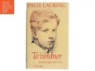 Bog: To Verdener af Palle Lauring fra Gyldendal