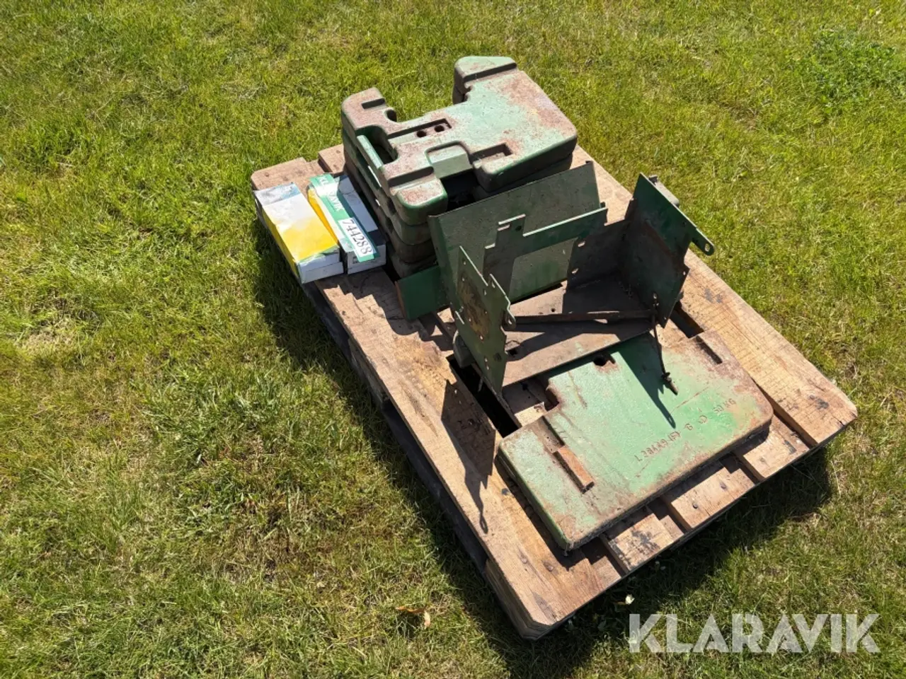 Billede 3 - Vægtklodser John Deere 5 styk x 50 kg
