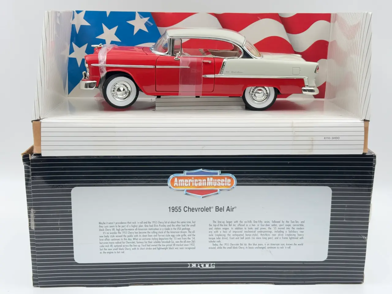 Billede 8 - 1955 Chevrolet Bel Air 1:18 Flot og detaljeret
