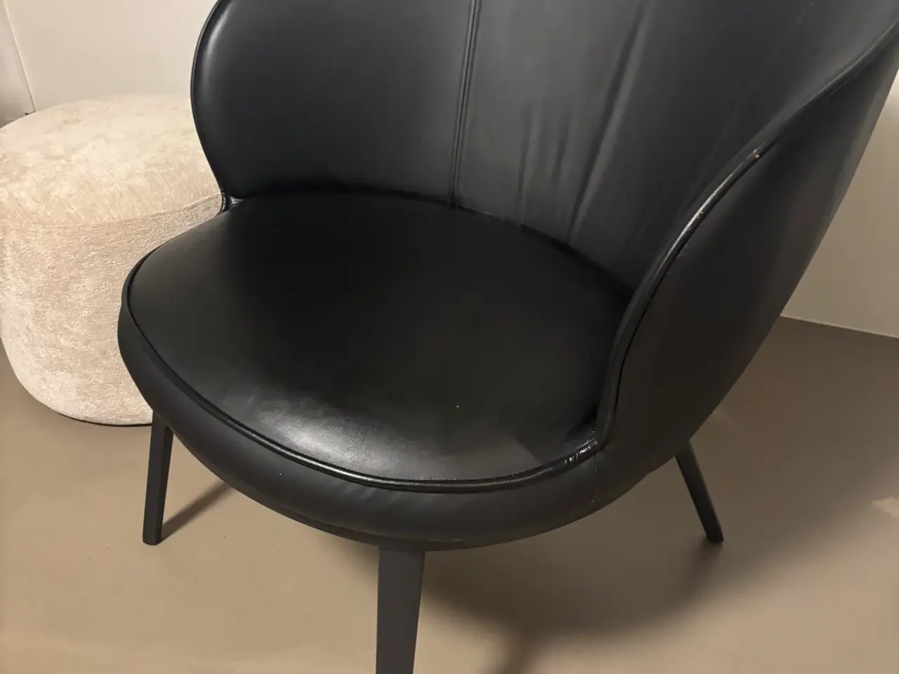 Billede 1 - Lounge stol sort