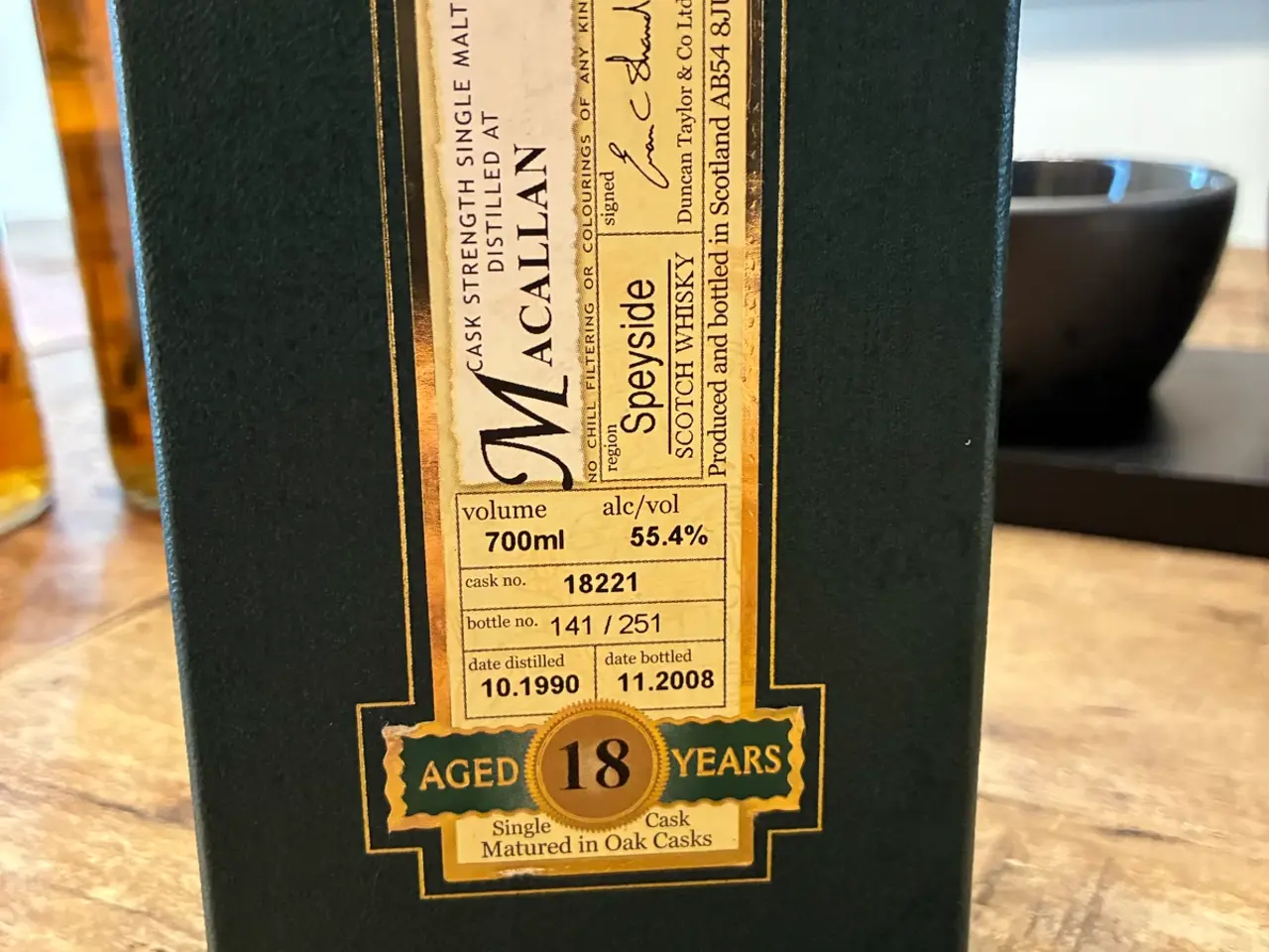 Billede 6 - 4 flasker Macallan fra 90’erne 
