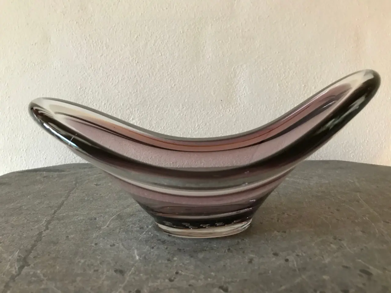 Billede 7 - Glasskål / Glas kunst (Homegaard?)