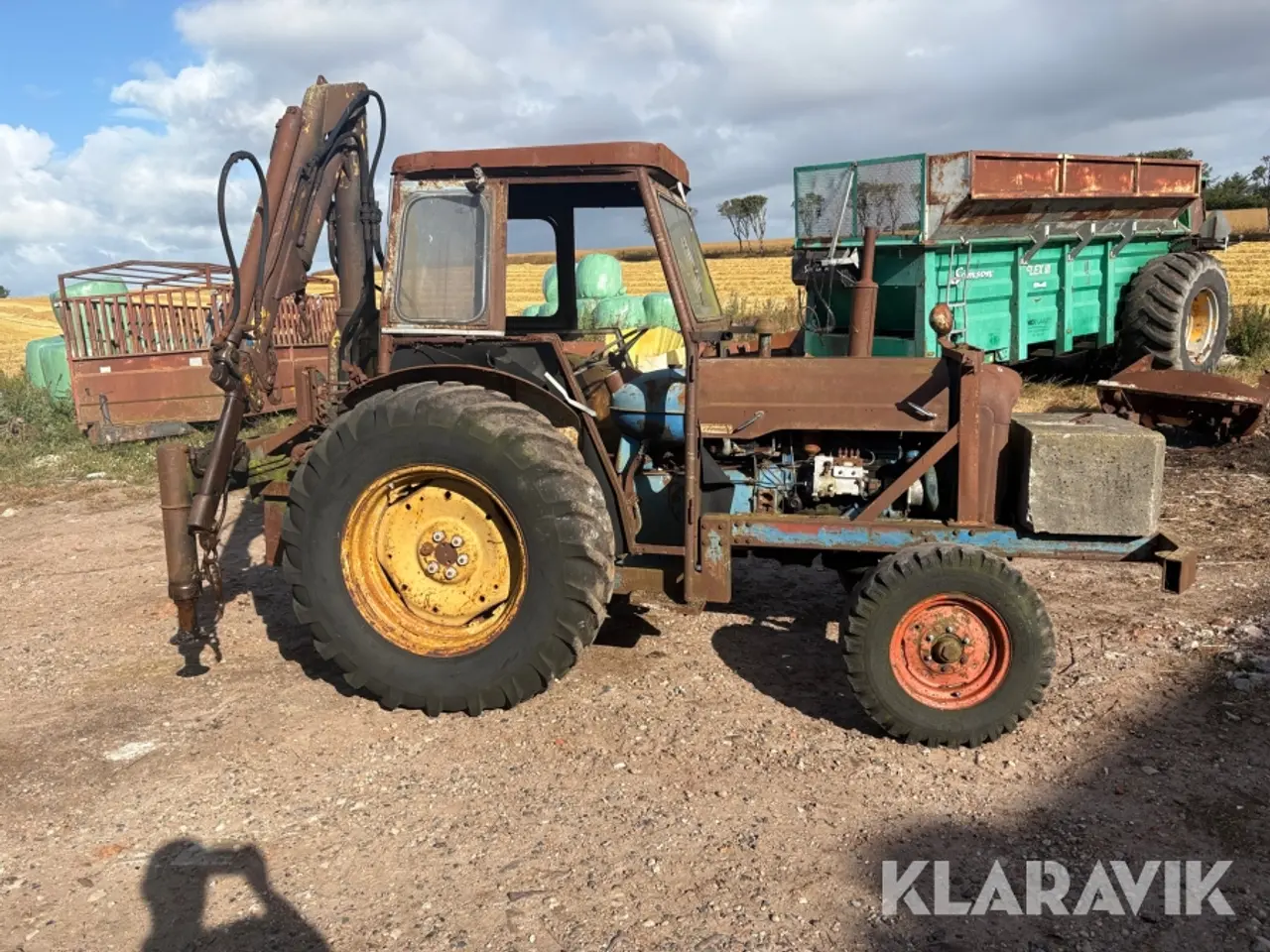 Billede 7 - Traktor m/kran Power major