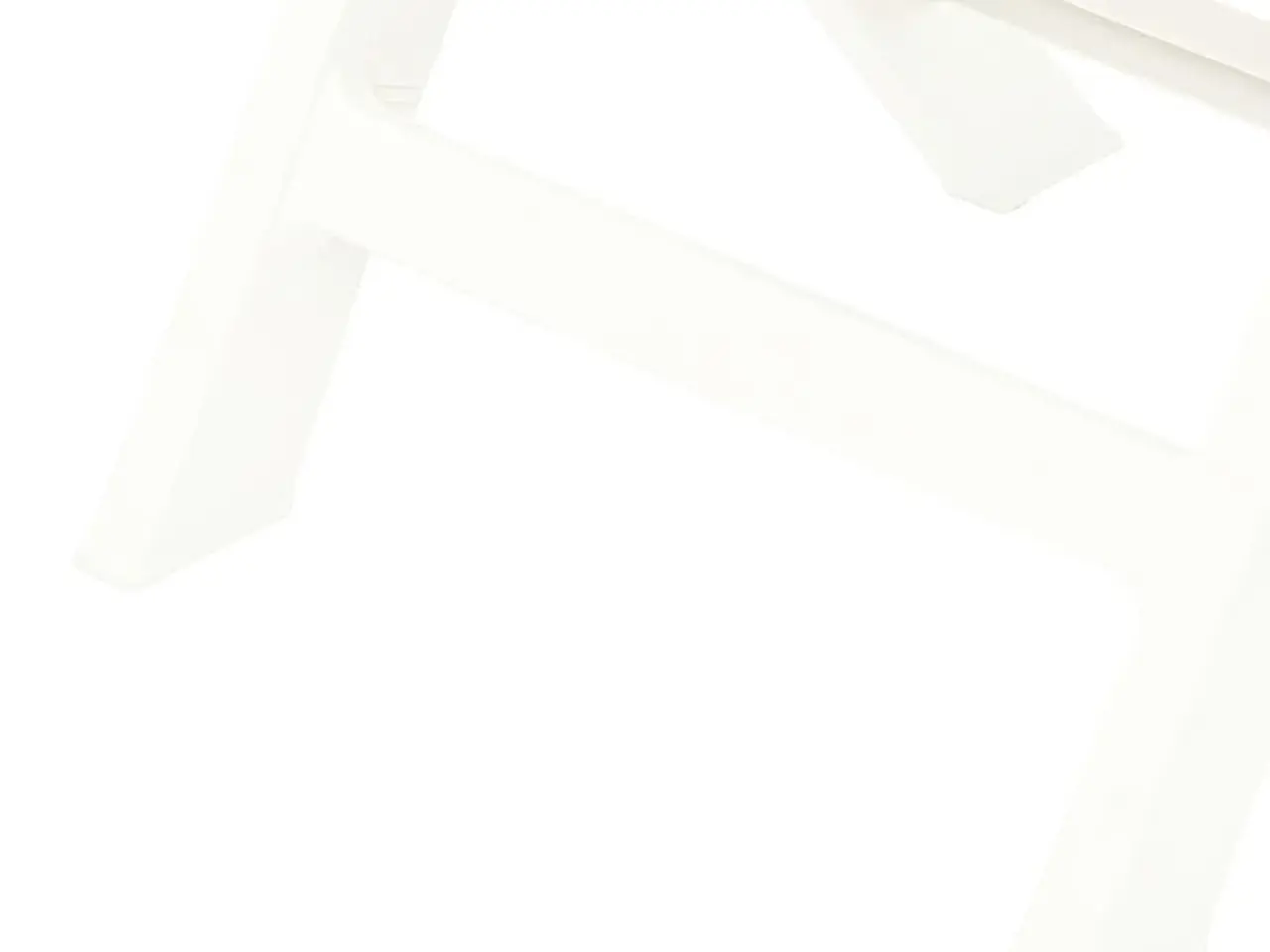 Billede 7 - Foldbare havestole 2 stk. plastik hvid
