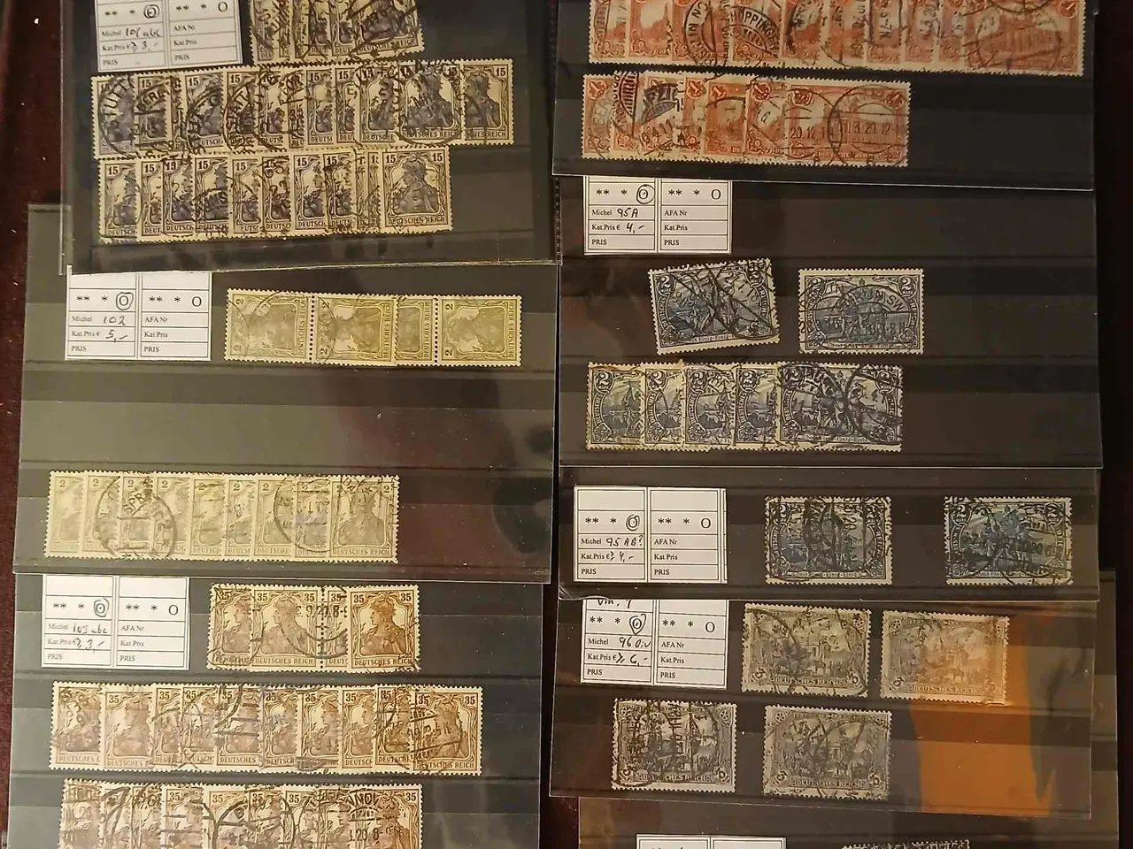 Billede 10 - Deutsches Reich (455) Kartotek med I alt 956 planc