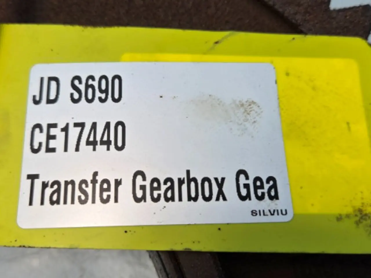 Billede 3 - John Deere S690 Gearhjul CE17440