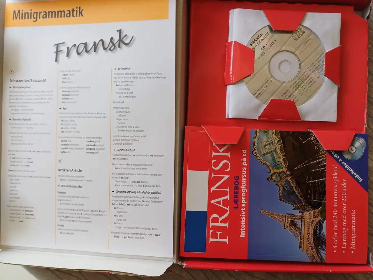 Billede 2 - Intensivt sprogkursus på cd – Fransk lærebog og cd