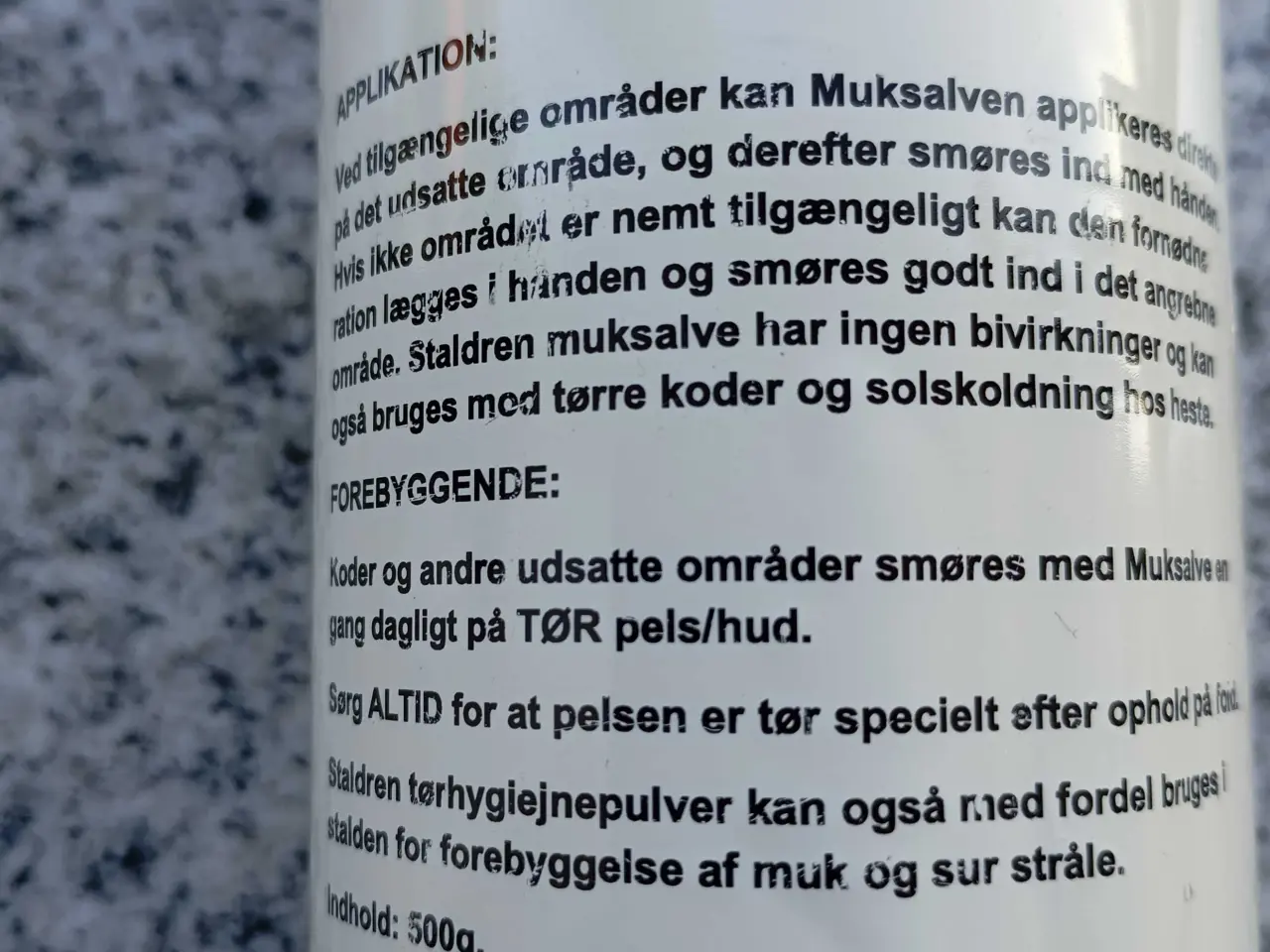 Billede 2 - Muksalve fra Staldren