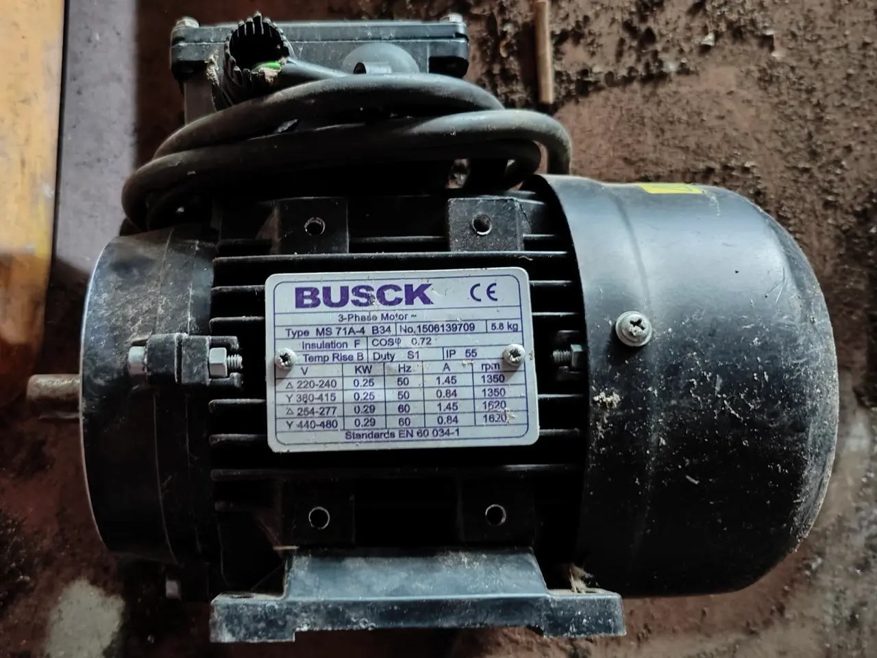 Billede 4 - Elmotor Busck ms71a-4 B34 Ny