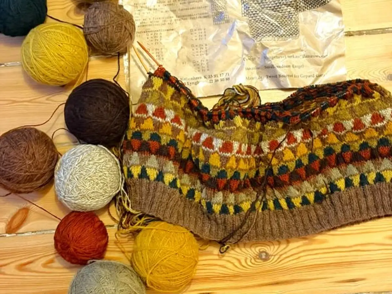Billede 5 - Garnkit til sweater i 100% uld