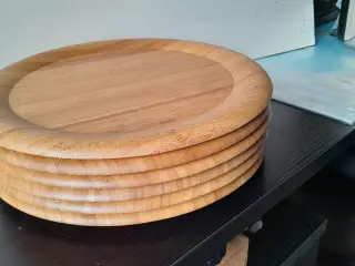 dækketallerken træ