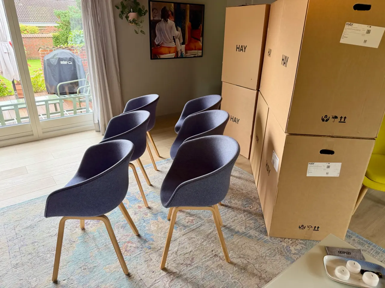 Billede 3 - 6 stk. HAY 'About A Chair' (AAC) spisebordsstole –