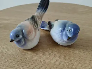 2 flotte porcelæns spurve